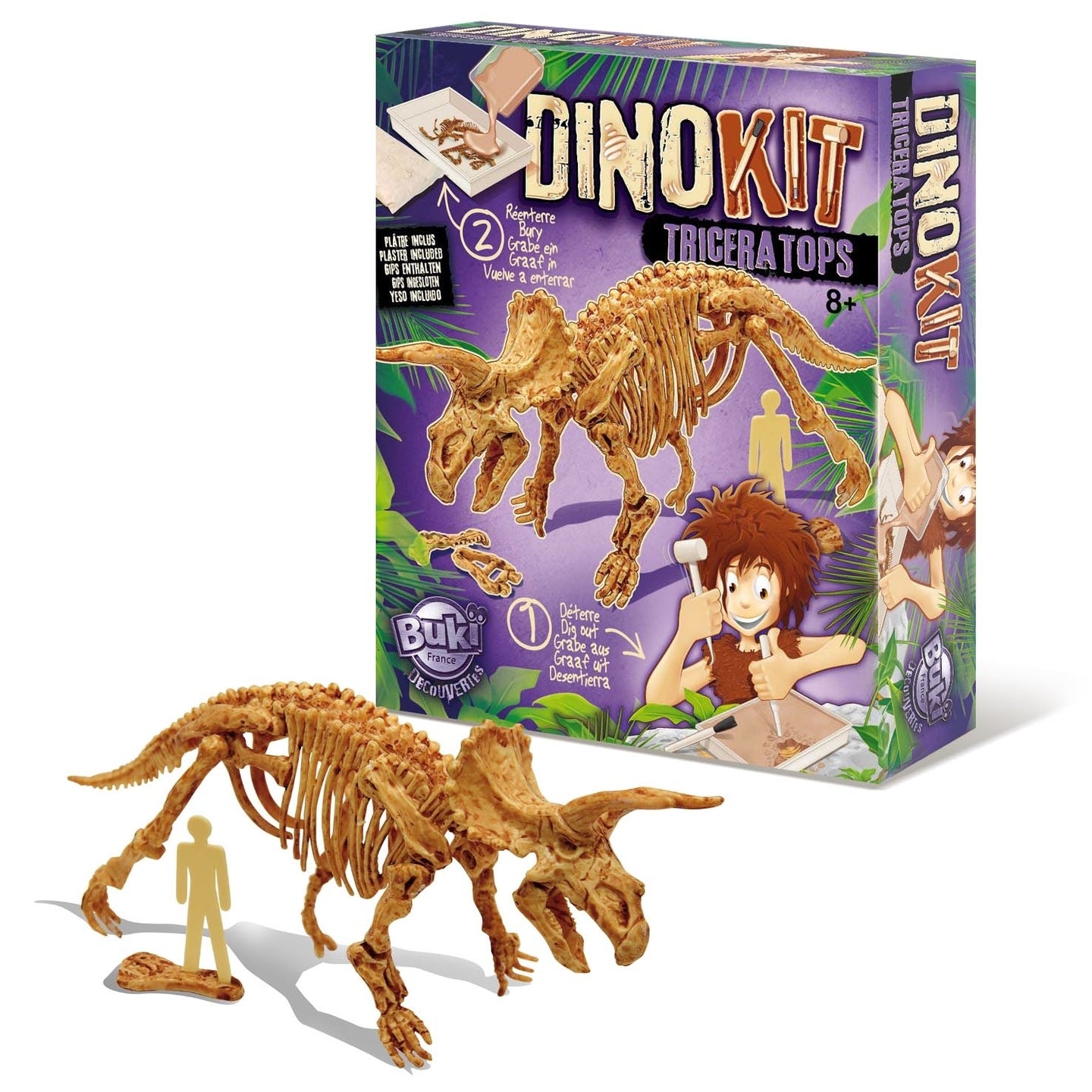 BUKI Dinosaur Model Kit - Triceratops