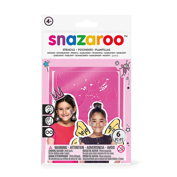 Snazaroo Face Painting Stencils - Pack of 6 - Fantasy