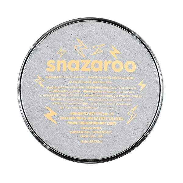 Snazaroo 18ml Face Paint Pots- Various Metallic Colours