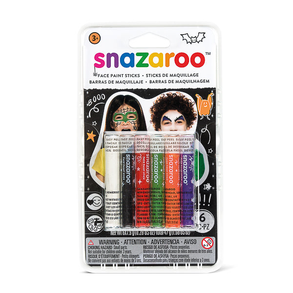 Snazaroo Snaz Face Painting Sticks Set - Halloween