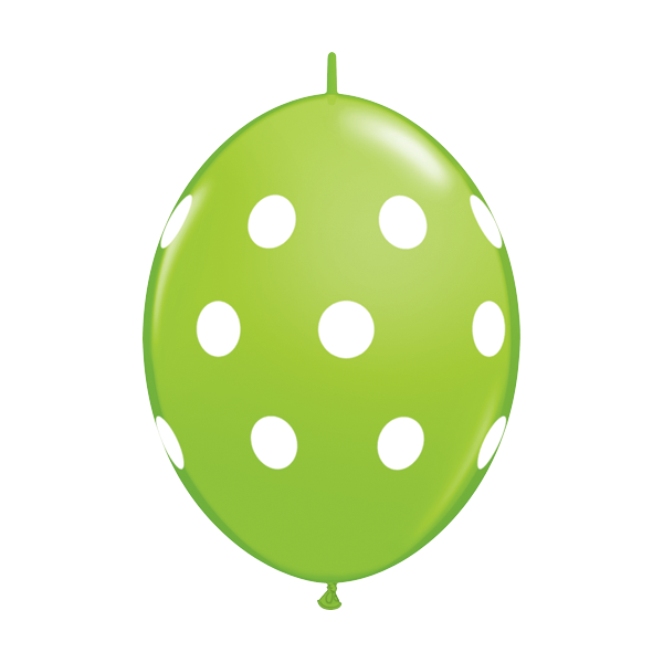 Qualatex 6" Q-Link Polka Dot Balloons - Tropical Assortment