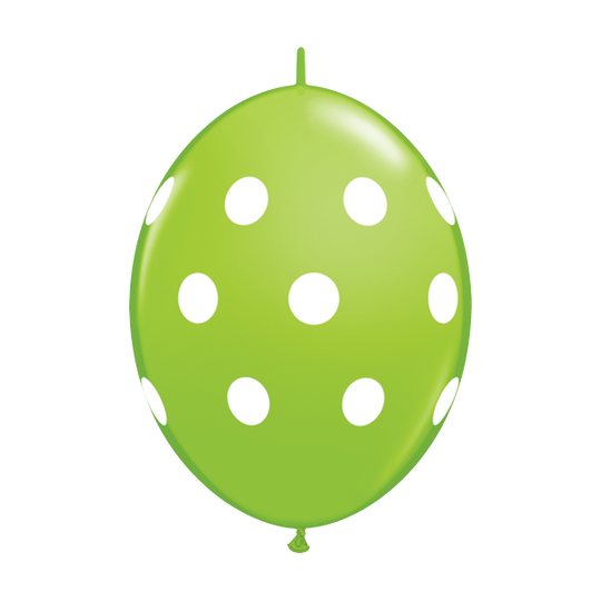 Qualatex 6" Q-Link Polka Dot Balloons - Tropical Assortment