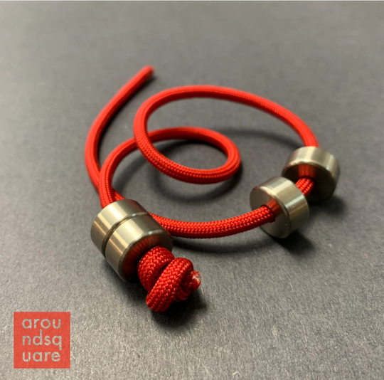 aroundsquare Mini Standard Begleri - Machined Titanium