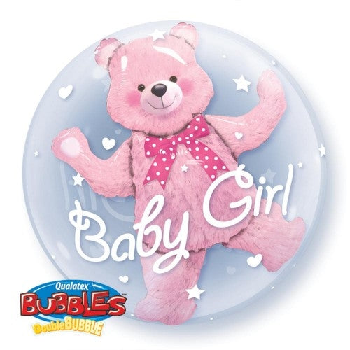 Qualatex 24" 'Baby Bear' Double Bubble Balloon (various)