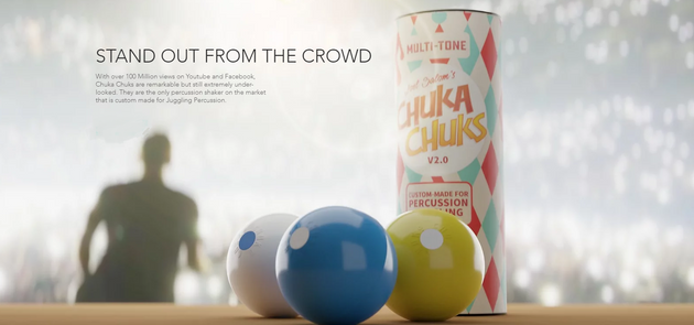 Chuka Chuks Pitch Benders Percussion Juggling Balls (Set Of 3)