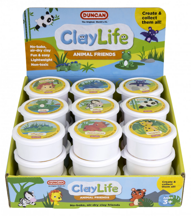 Duncan ClayLife Animal Friends - 1pc only - Air Dry Clay