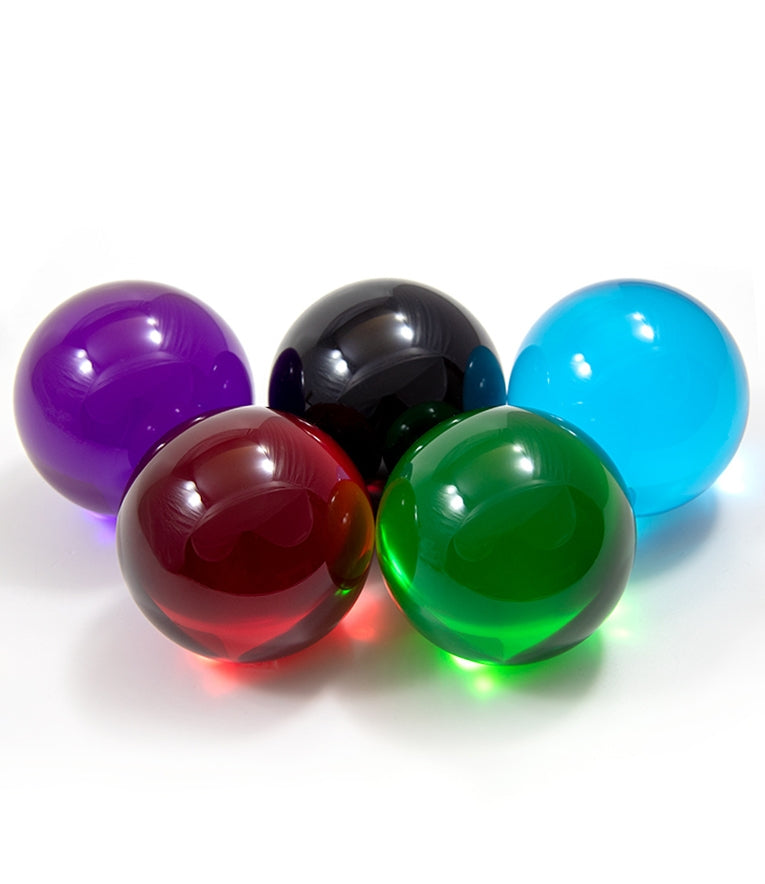 Coloured Acrylic Contact Juggling Ball 75mm - Various colours - Bargain basement