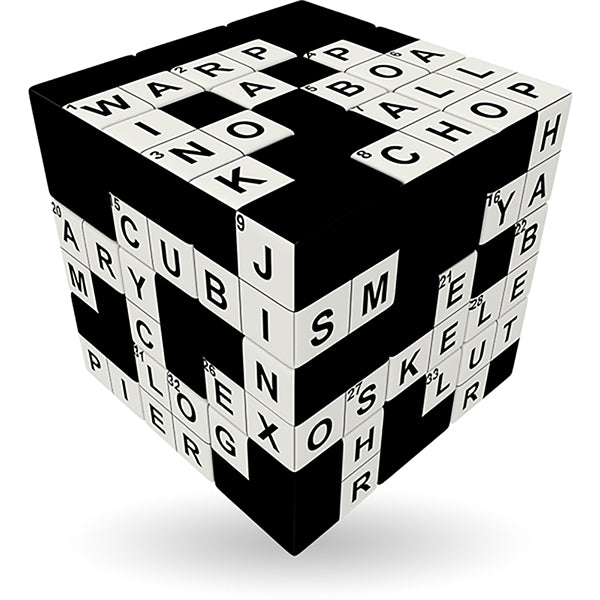 V-Cube CROSSWORD - 3 x 3 x 3 Straight Cube