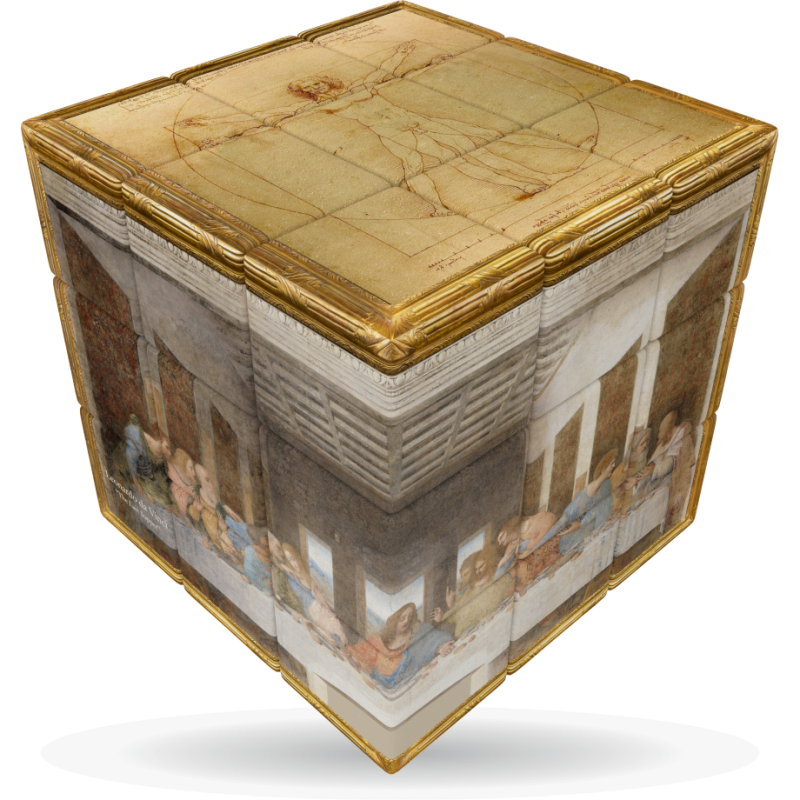 V-Cube 3 x 3 x 3 Leonardo Da Vinci Puzzle Cube