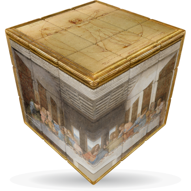 V-Cube 3 x 3 x 3 Leonardo Da Vinci Puzzle Cube