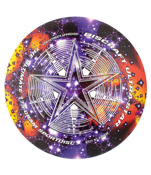 Discraft SuperCOLOR Ultra-Star Starscape Frisbee Sports Disc