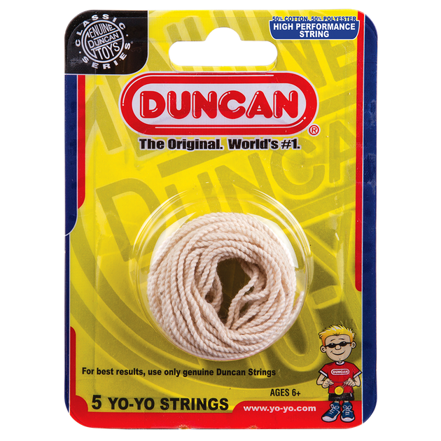 Duncan Yo-Yo String (5 pack)- White