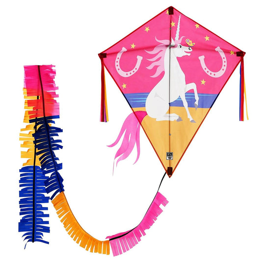 Eddie Unicorn Delta Single Line Traditional Flying Kite