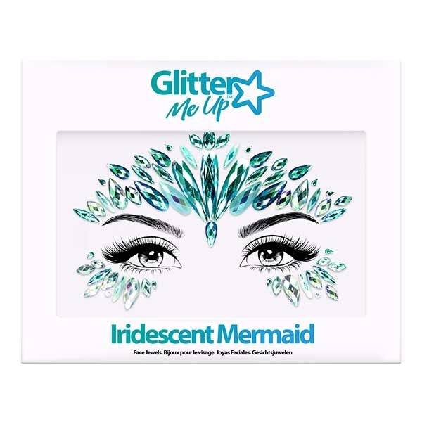 Glitter me Up - Face Jewels (Iridescent Mermaid) - SINGLE PACK