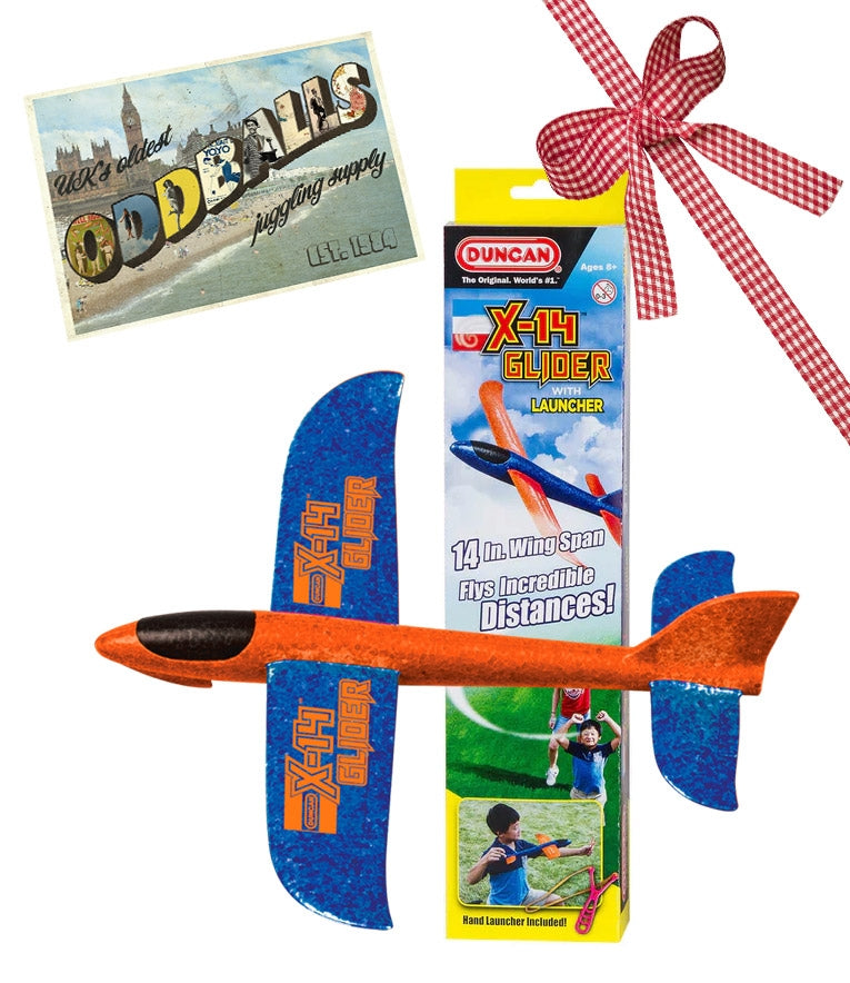 Duncan X-14 Glider and Oddballs Postcard