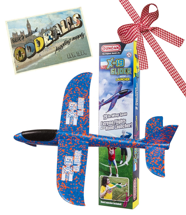 Duncan X-19 Glider and Oddballs Postcard