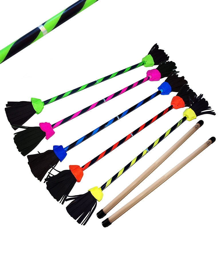 FNG FLASH Flower Stick and Handsticks Set - Ultra-Grip Silicone Coated - Supreme Quality 