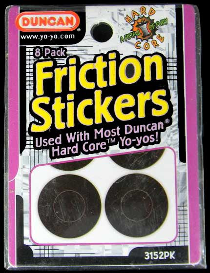 Duncan Friction stickers
