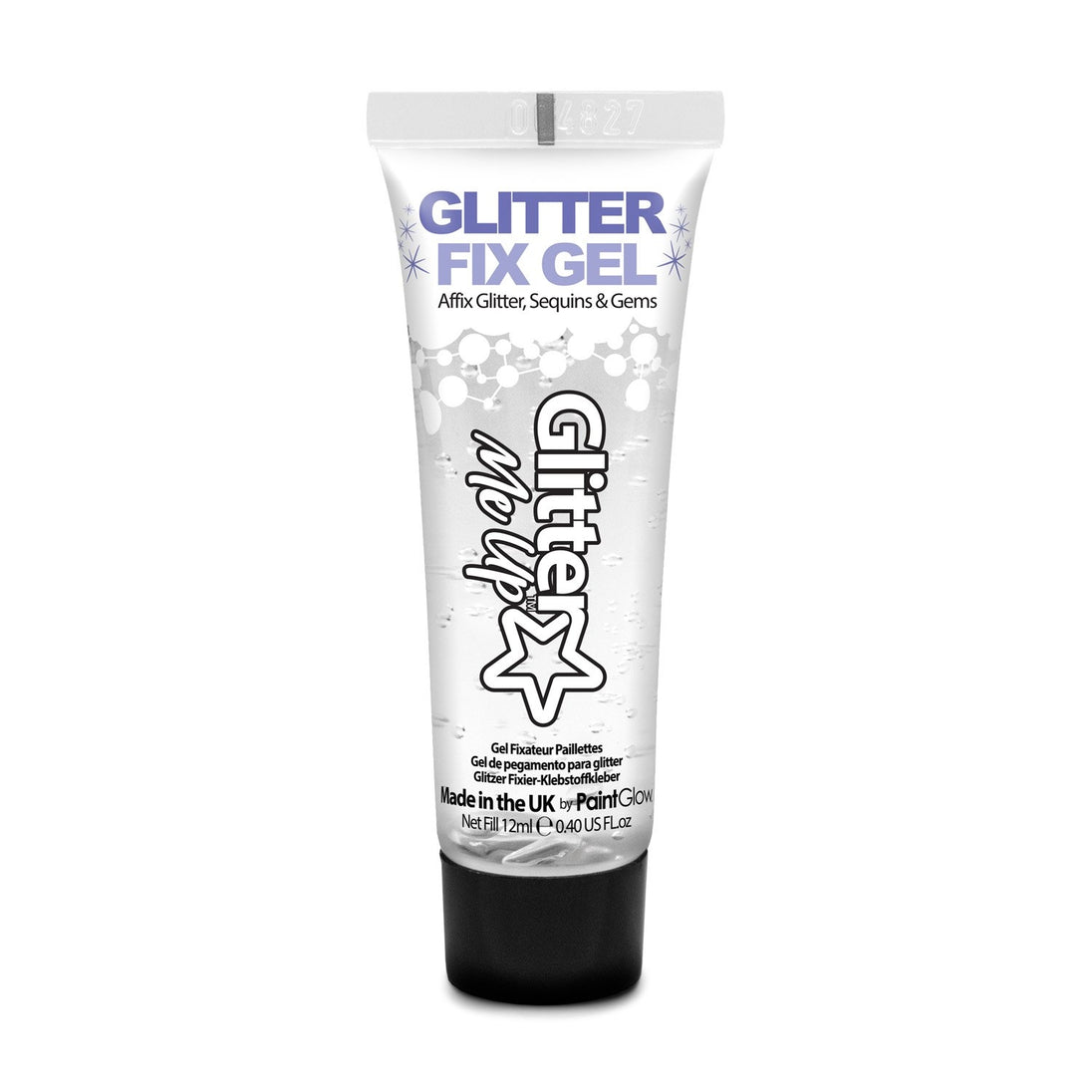 Glitter Fix Gel, Clear, 12ml, Loose Glitter Fix Gel 12ml.