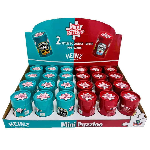 Heinz Baked Beans And Heinz Tomato Ketchup 50Pc Mini Puzzles Pots