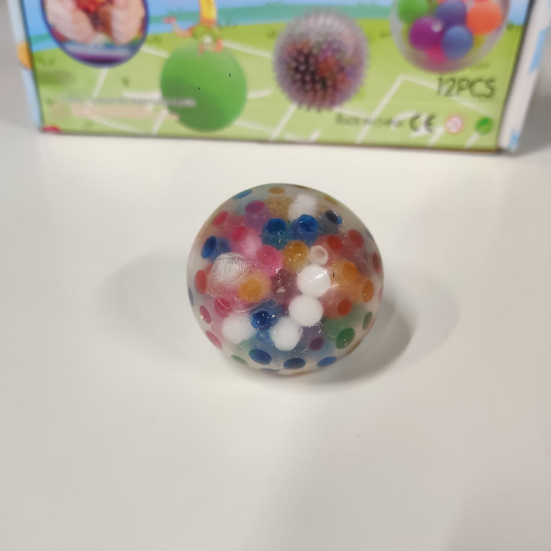 Squishy Ball, Anti Stress, Sticks to Walls, Lots of Fun!
