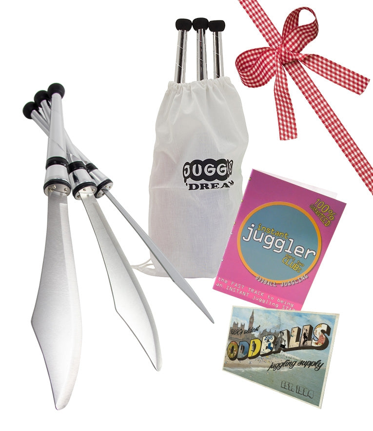 3 Juggle Dream Sabre Edge Knife - DVD - BAG - POSTCARD - RRP £62.47