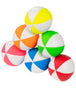 A pyramid of Juggle Dream Star Pro 6-Panel Juggling Balls