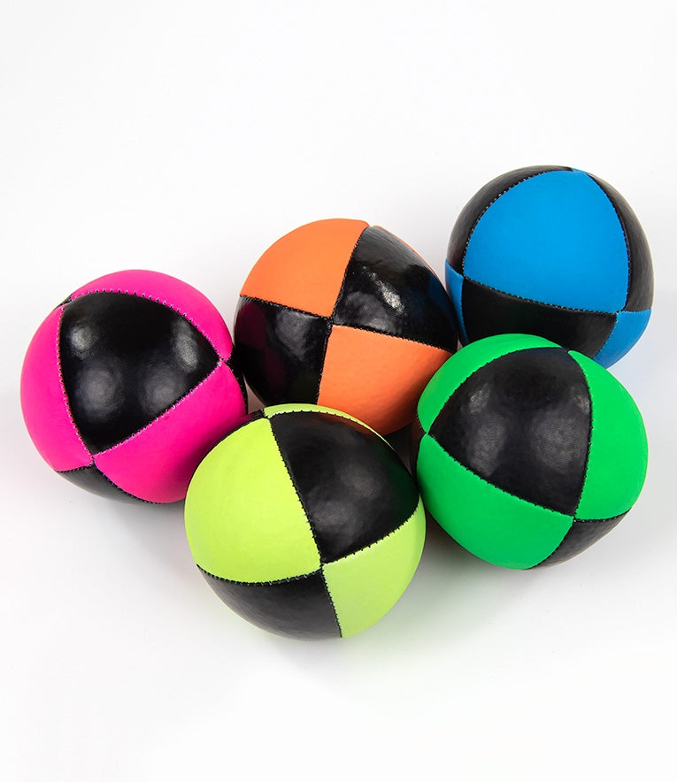 Juggle Dream UV 8-panel Squeeze Thud Juggling Balls 