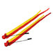 Juggle Dream Tail Poi full length - red/yellow colour