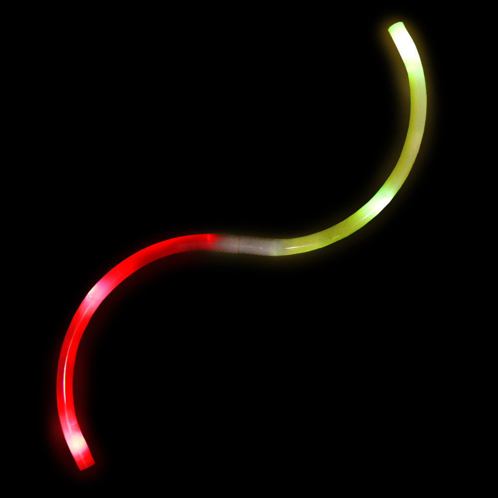 Juggle-Light LED Fibre Optic S Staff - set of 2