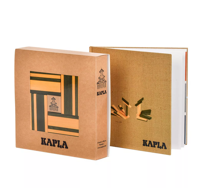 Kaple Book and Colours Box - Yellow/Green