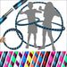 Kid’s Glitter Hula Hoop (Ultra-Grip) 85 cm