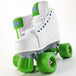 Kryptonics Roller Quad Skates - DownTown - White / Green