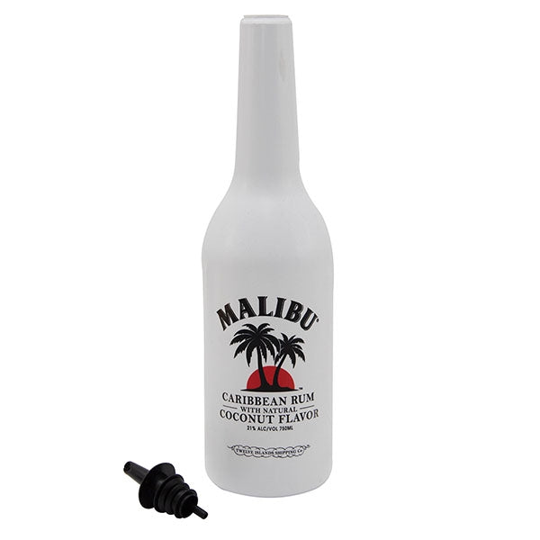 Malibu Rum Flair Bottle - Bar Flair - White 750ml