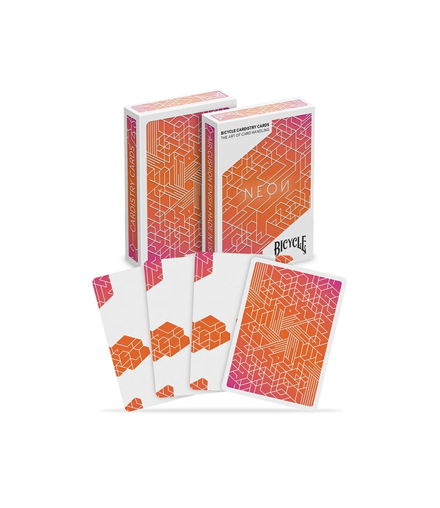 Bicycle Neon Orange Bump Cardistry Playing Card Deck