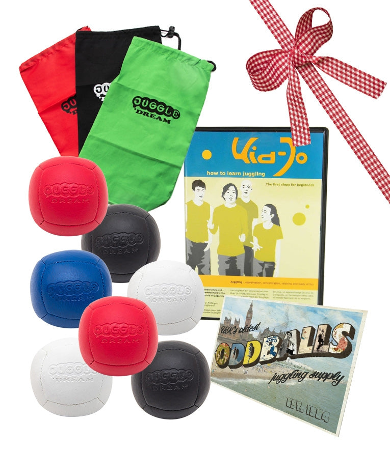 7 Juggle Dream Pro Sport 110 gram Juggling Balls Postcard Bag DV