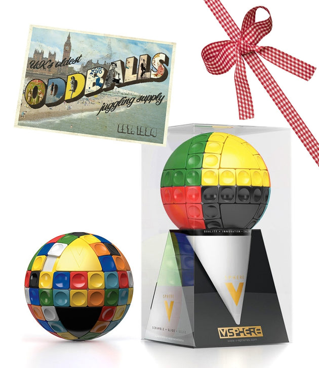 V-Cube V-Sphere Puzzle Ball and Oddballs Postcard