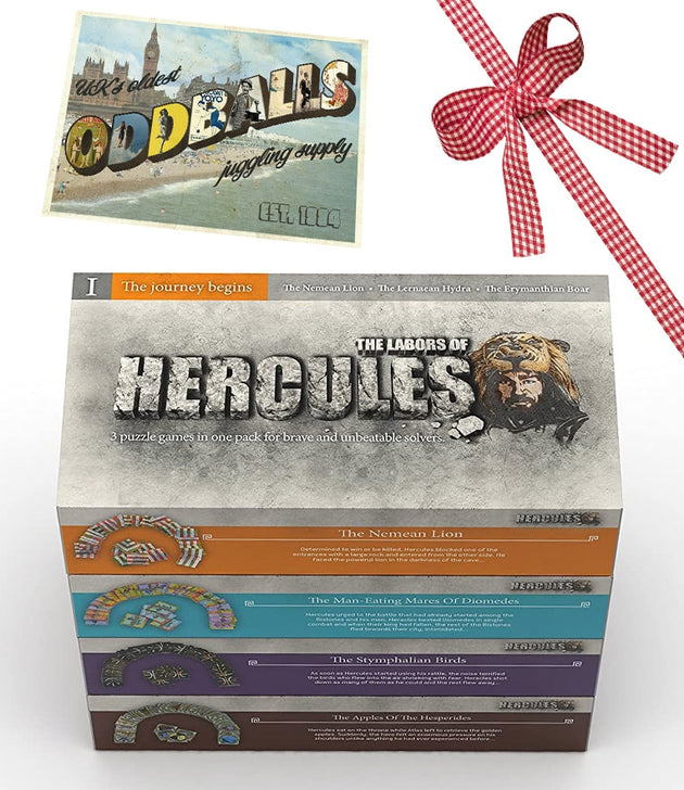 V-Cube 'The Labours of Hercules' Puzzle Game 4 Trilogies + Oddballs Postcard