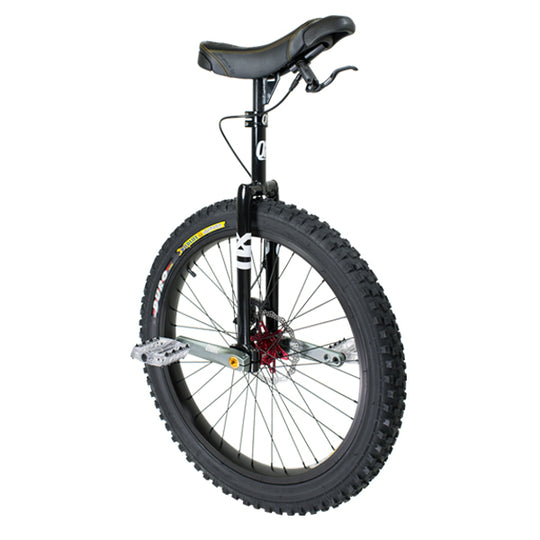 Qu-Ax QX Muni 24" Disc Brake Unicycle - Q-AXLE system - WHITE
