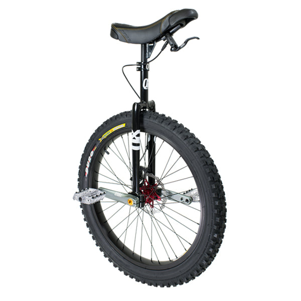 Qu-Ax QX Muni 24" Disc Brake Unicycle - Q-AXLE system - WHITE