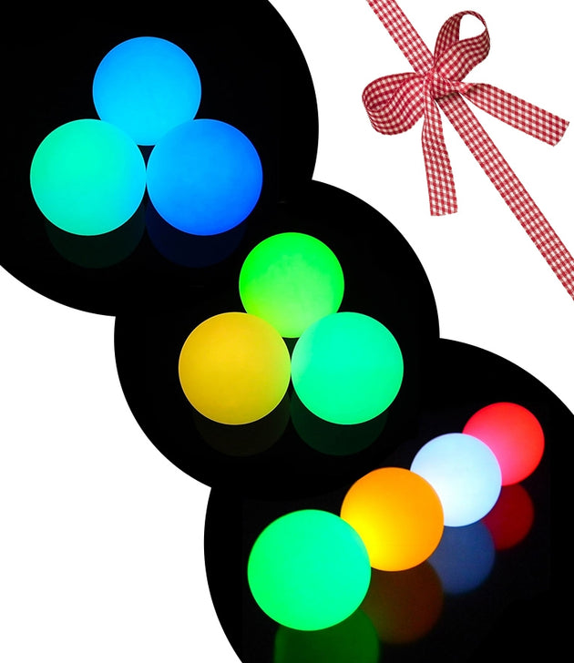 3 Oddballs 70mm Rechargeable Multi-function Glow balls - All in one