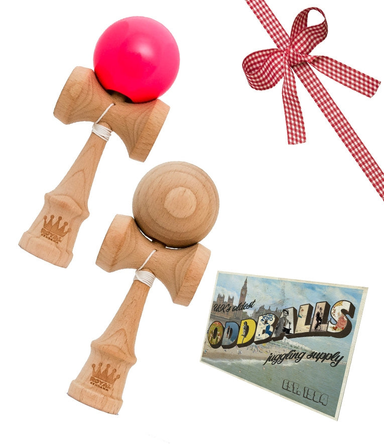 Royal Competition Kendama model x2 - Postcard - RRP £26.98