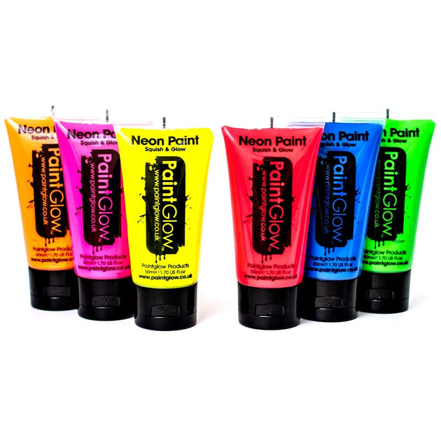 PaintGlow 50ml UV Face Paint - Various colours - Bargain basement - RRP £7.19