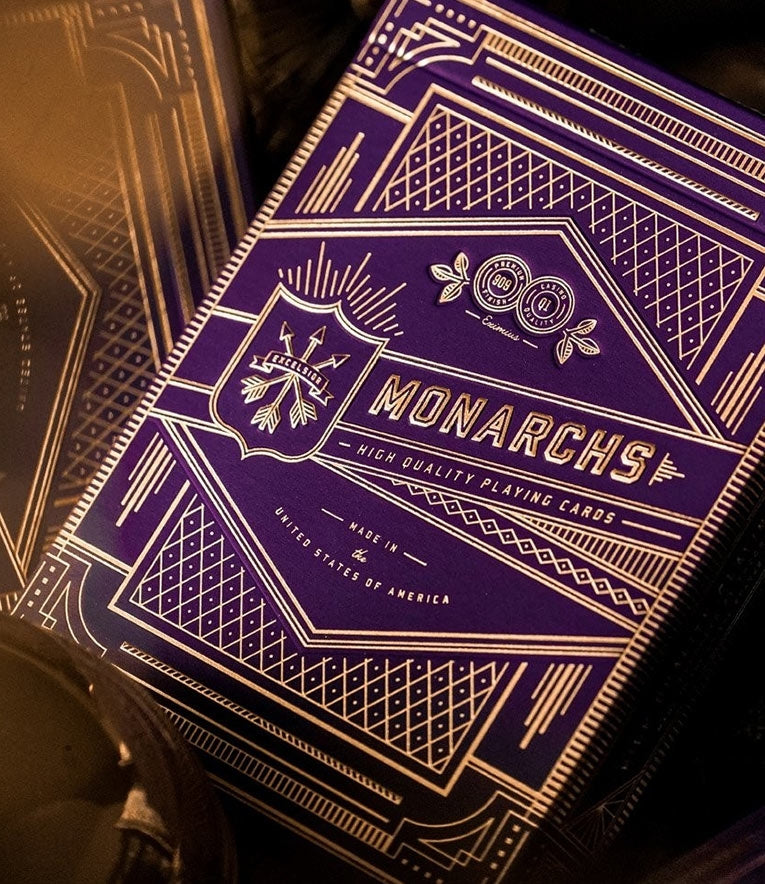 Purple Monarch Playing Cards | theory11