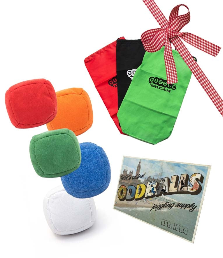 5 Juggle Dream Uglies Juggling Balls - Bag - Postcard