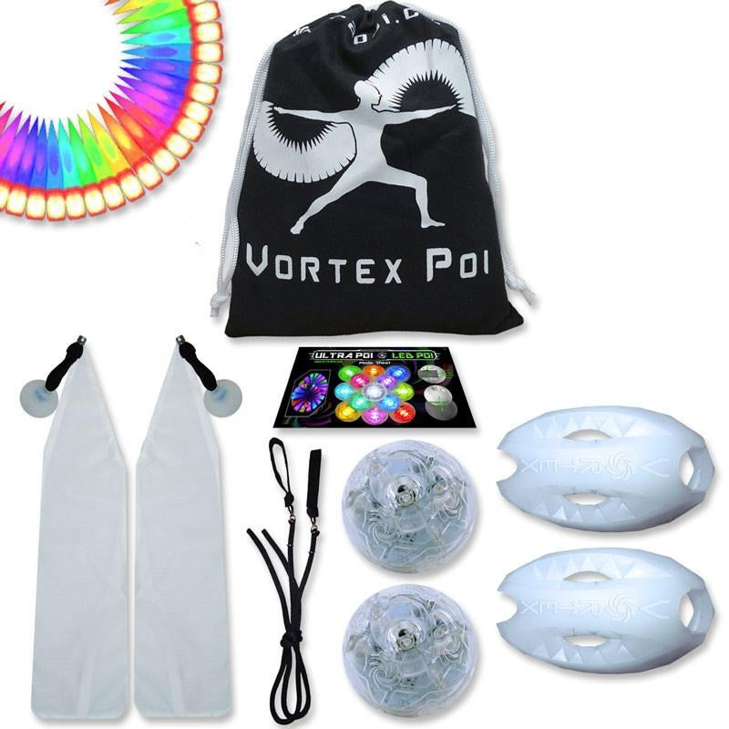 UltraPoi - Vortex Poi - Multifunction LED Glow Poi - LED Poi